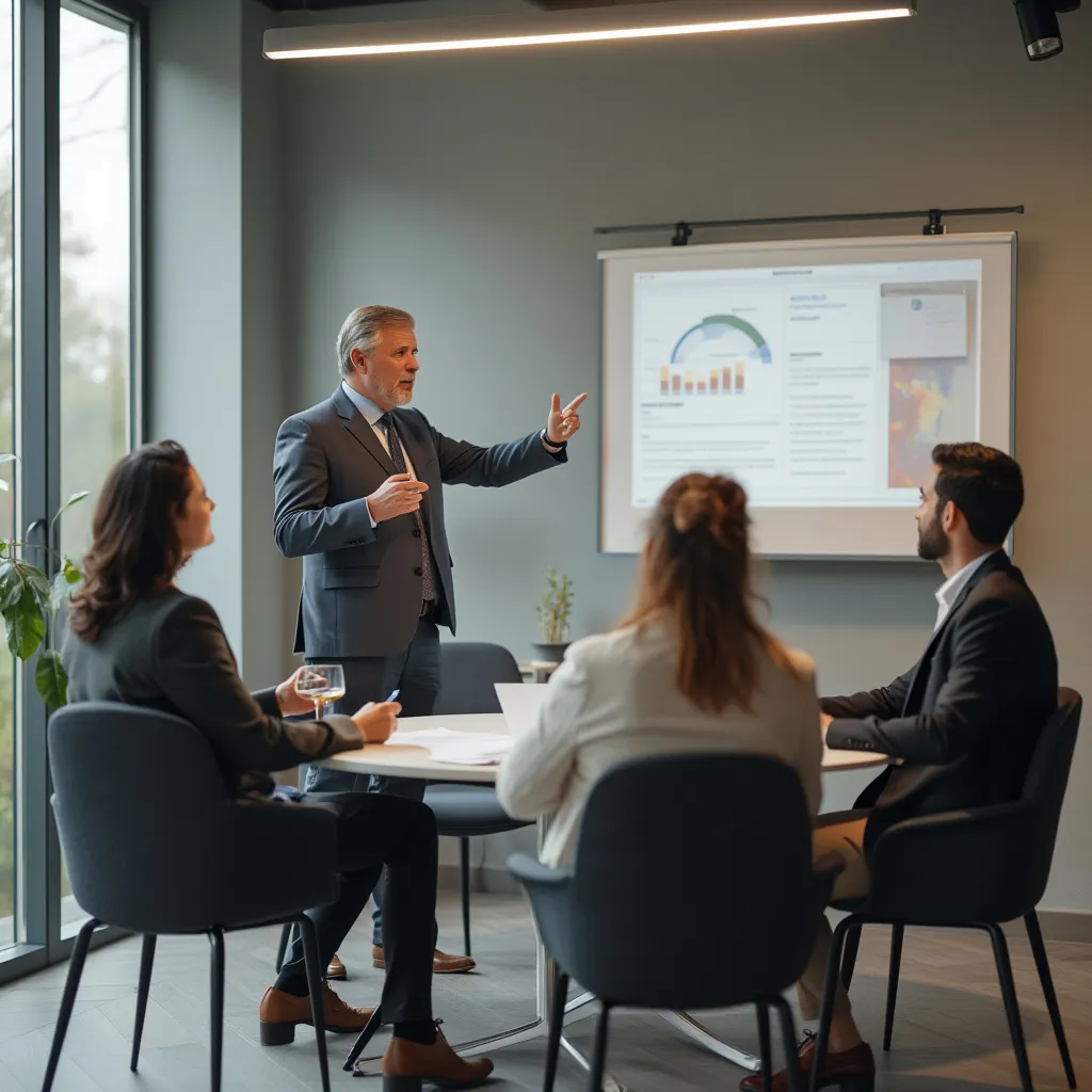 Sesión de brainstorming con clientes
